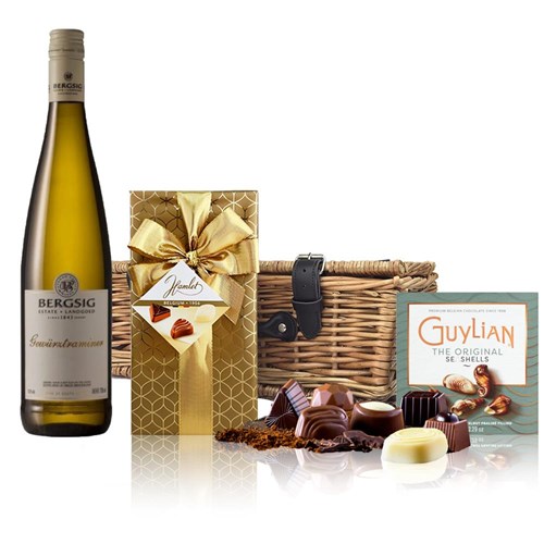 Bergsig Estate Gewurztraminer 75cl White Wine And Chocolates Hamper
